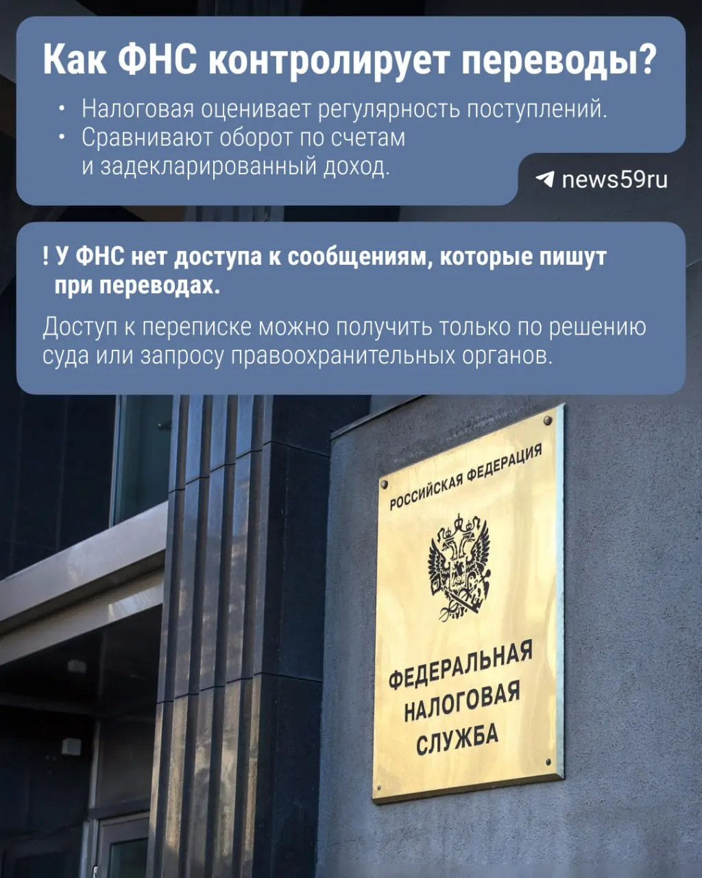 Если закон примут, Центробанк будет обязан передавать Федеральной налоговой службе сведения о переводах через СБП; в зоне риска годовые переводы свыше 2,4 млн рублей.