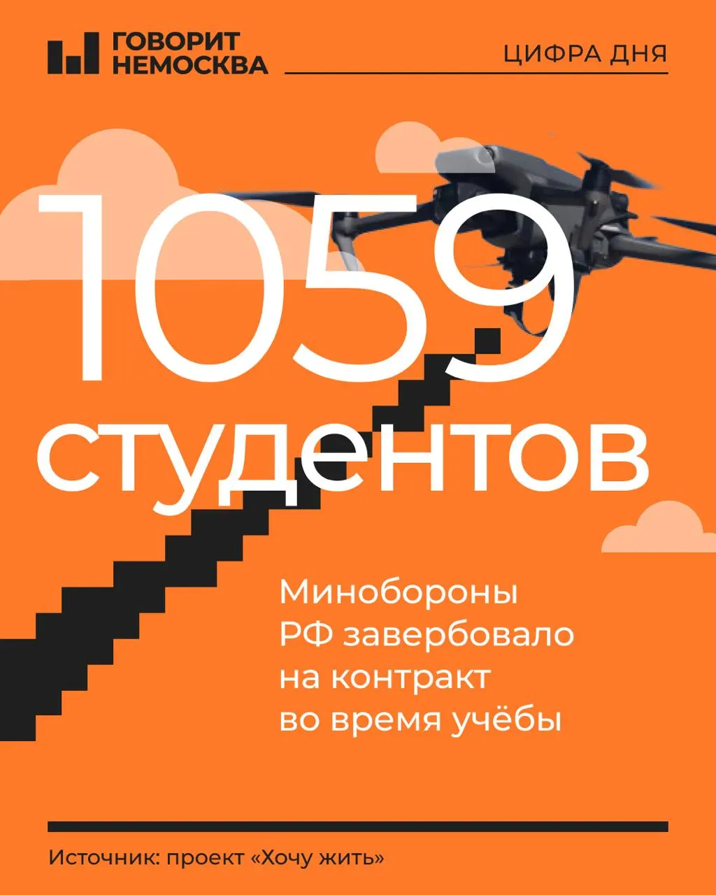 В открытом списке — сотни студентов российских вузов: большинство — первокурсники и второкурсники, около 80% — юноши 18–21 года; сообщается о целенаправленной вербовке в подразделения БПЛА.