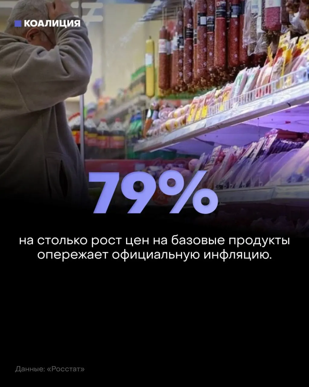 Базовый набор продуктов за январь–июль подорожал на 8,5%, овощи — до 36%, а россияне вынуждены экономить на покупках и тратить почти 40% бюджета на еду.